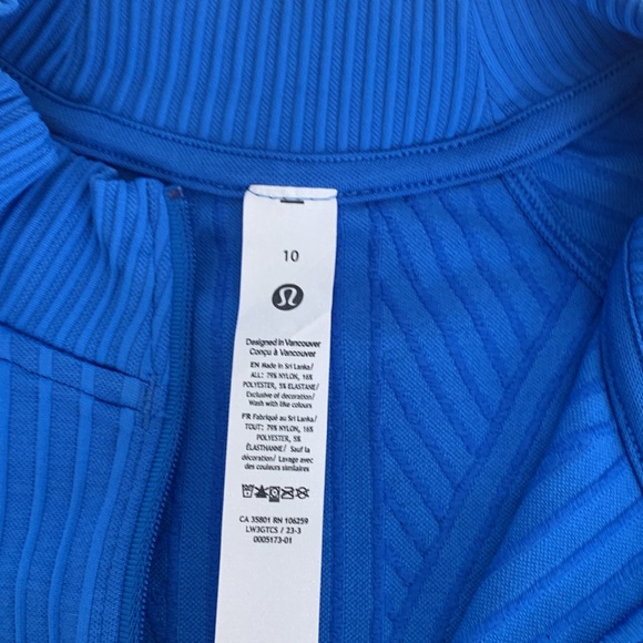 Lululemon Rest Less Cropped Half Zip - Picture 3 of 6